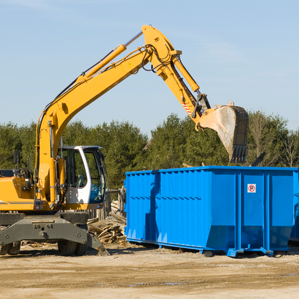 what happens if the residential dumpster is damaged or stolen during rental in Hinesville